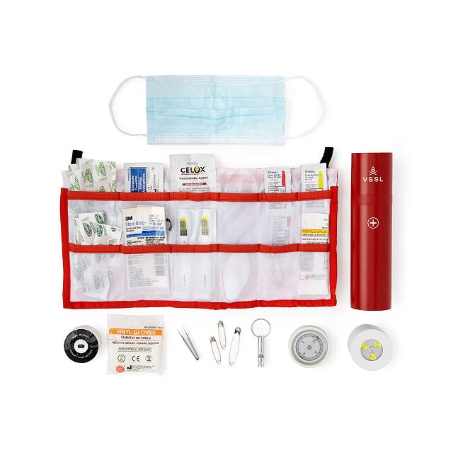 VSSL Essential First Aid Kit with Flashlight